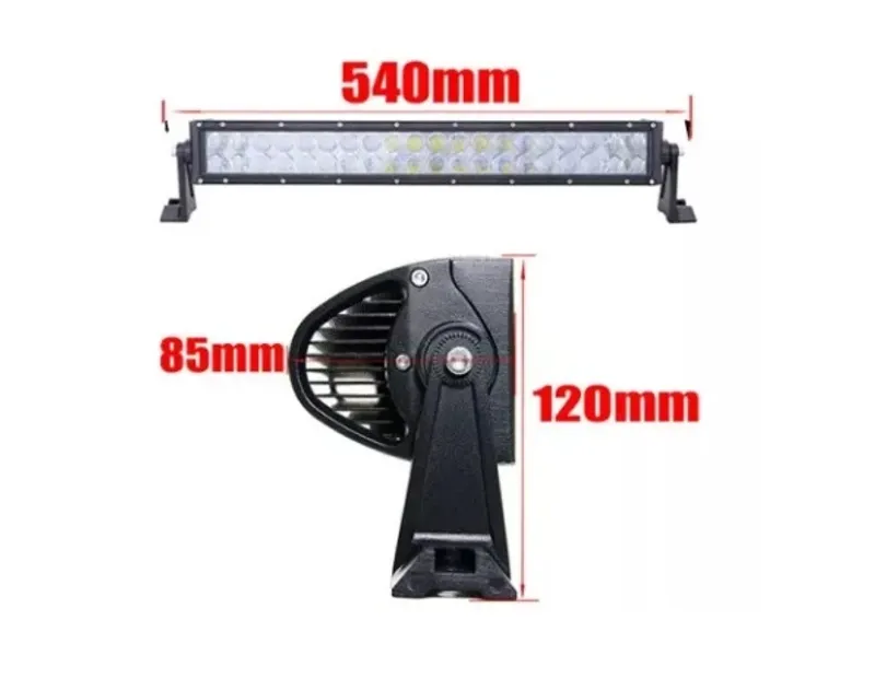 54 См 120W Led Bar Лед Диоден Бар Прожектор с комбинирана бяла светлина 12V 24V за автомобил джип оffroad камион - 1