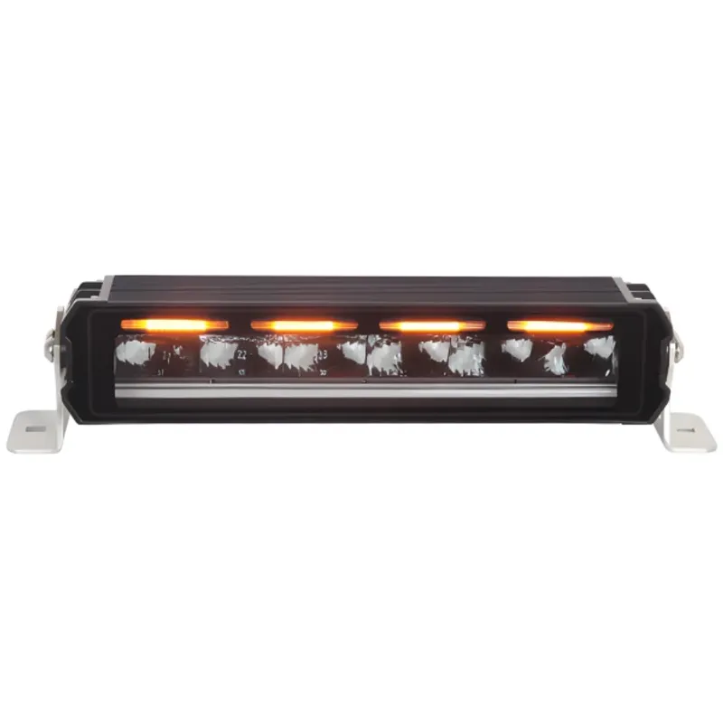 30.5 cm / 12 Инча 12V - 24V Висококачествен Led Bar Лед Бар Диоден Прожектор с бяла DRL габаритна светлина и оранжева аварийна блиц 4800LM - 2