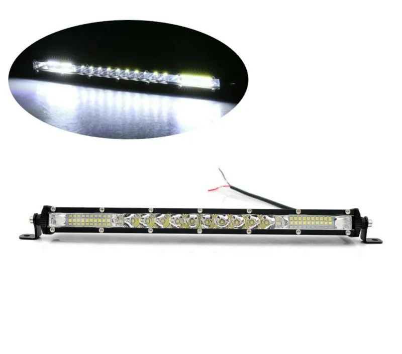 28.5 см LED Лед Диоден Бар 4500 lm, 90W Ултра Тънък 12-24V Комбинирана Combo - Flood и Spot Светлина - 7