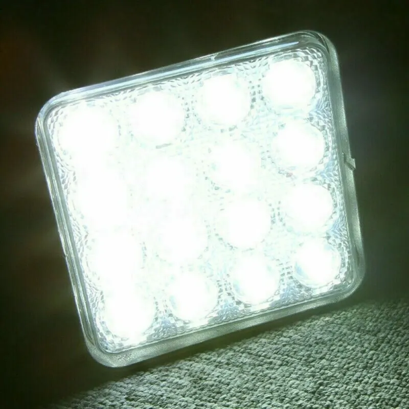 48W ЛЕД 12V 24V LED Диоден Халоген Фар Прожектор Задна Светлина Диодна Лампа - 3