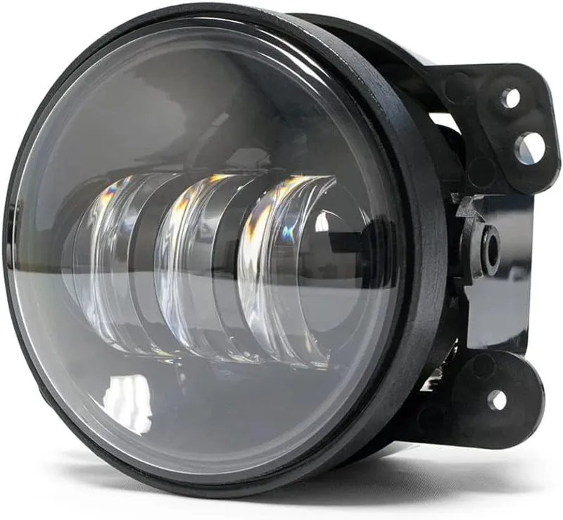 Комплект 2 броя LED фарове за мъгла, халогени за Dacia, Renault, Ford, Citroen, Suzuki, бяла светлина, Ø91 мм, 12V, алуминиев корпус, H8/H11 букса - 7