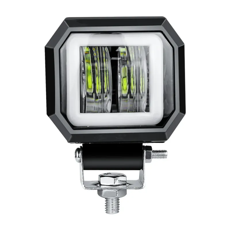 7D LED Халоген 7.6см Диодна Работна Лампа Диоден Фар Прожектор Задна Светлина 20W 1000lm 12V/24V - 5