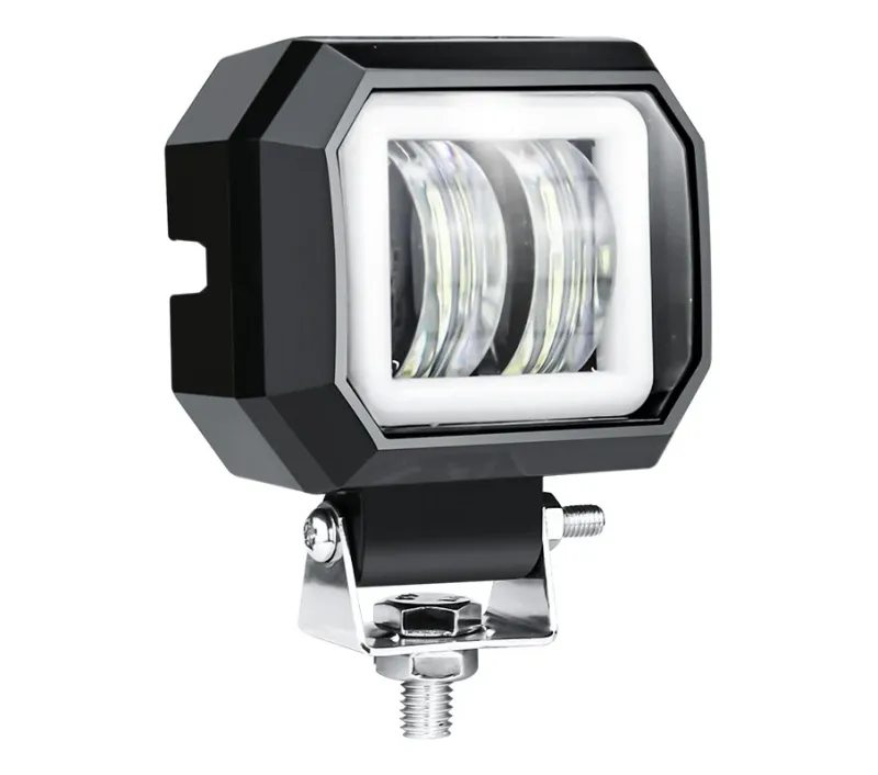 7D LED Халоген 7.6см Диодна Работна Лампа Диоден Фар Прожектор Задна Светлина 20W 1000lm 12V/24V - 7