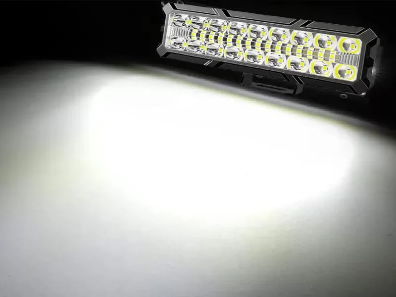 15.5 cm 93W Диоден Прожектор Супер Мощен Халоген Led Bar Лед Бар Бяла Комбиниранa Светлина 12V - 24V За АТВ SUF Джип 4х Offroad Камион - 6