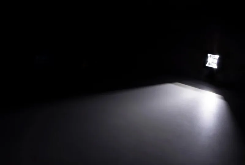 Комплект от 6 броя Лед LED Халогени Лампи с окабеляване Бяла Flood + Оранжева DRL Светлина 12V - 24V за Off Road 4X4 SUV джип мотор автомобил камион градина и др. - 7
