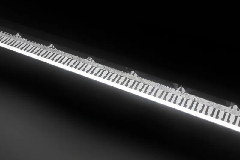 30 cm 12V - 24V Led Bar Лед Бар Пиано дизайн Диоден Прожектор Супер Мощен Бяла и Оранжева Светлина Габарит Мъгла Блиц Високо Качество Ново Поколение 4000LM - 8