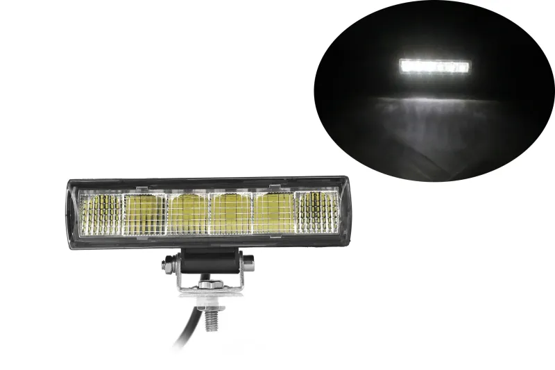 15,4 См LED Лед Бар с Комбинирана Combo Светлина, Е-Mark, 18W, 6 LED, 1500lm, 12V-24V, Автомобил, АТВ, Джип, 4х4, SUV, Offroad, Камион,Ролбар - 0