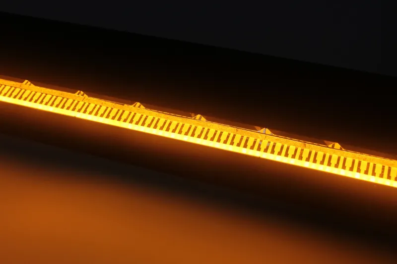 106 cm / 42 Инча 12V - 24V Led Bar Лед Бар Пиано дизайн Диоден Прожектор Супер Мощен Бяла и Оранжева Светлина Габарит Мъгла Високо Качество Ново Поколение 17000LM - 5