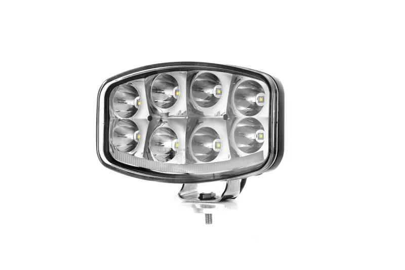 Нов мощен 64W LED ЛЕД Фар Халоген Лампа с Три Функции Неон Neon Ефект 12V - 24V Бяла светлина 6500LM - 4