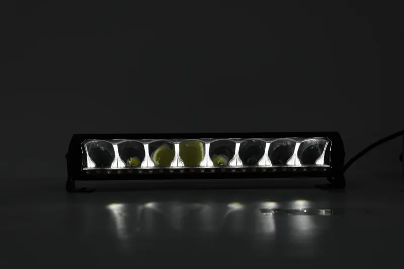 45 cm 12 - 24 V Висококачествен Led Bar Лед Бар Диоден Прожектор DRL с бяла габаритна светлина и оранжева аварийна блиц 80W 5500LM - 2