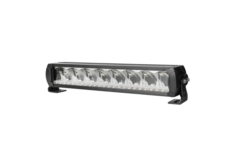 45 cm 12 - 24 V Висококачествен Led Bar Лед Бар Диоден Прожектор DRL с бяла габаритна светлина и оранжева аварийна блиц 80W 5500LM - 10