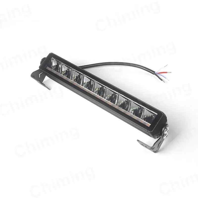 35.5 см Висококачествен 4 в 1 Led Bar Лед Бар Диоден Прожектор DRL с бяла габаритна светлина и оранжева аварийна блиц 50W 2100LM - 5