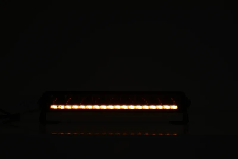 35.5 см Висококачествен 4 в 1 Led Bar Лед Бар Диоден Прожектор DRL с бяла габаритна светлина и оранжева аварийна блиц 50W 2100LM - 8