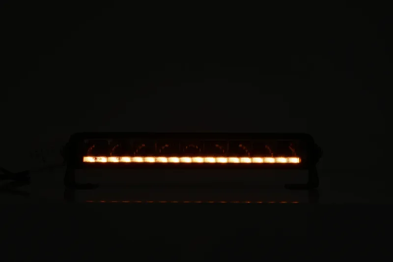 35.5 см Висококачествен 4 в 1 Led Bar Лед Бар Диоден Прожектор DRL с бяла габаритна светлина и оранжева аварийна блиц 50W 2100LM - 9