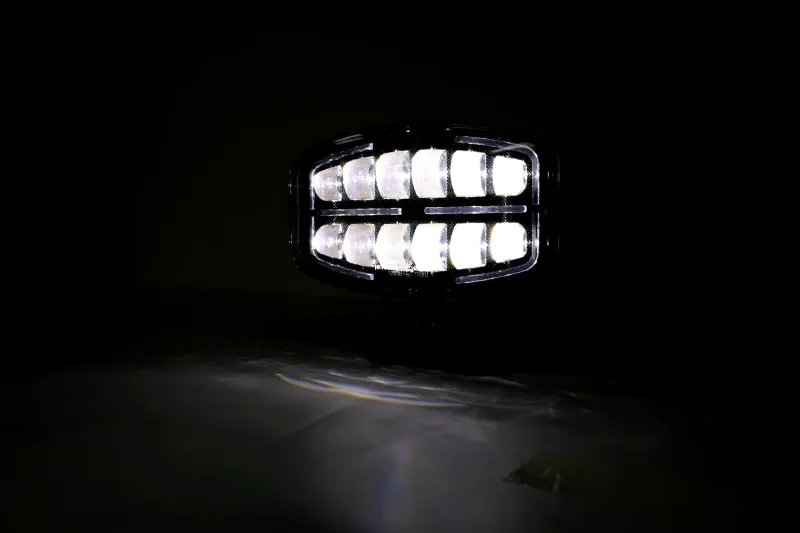 LED Халоген Фар DRL бяла/жълта светлина - 12-24V за джип, камион, агротехника и др. - 12
