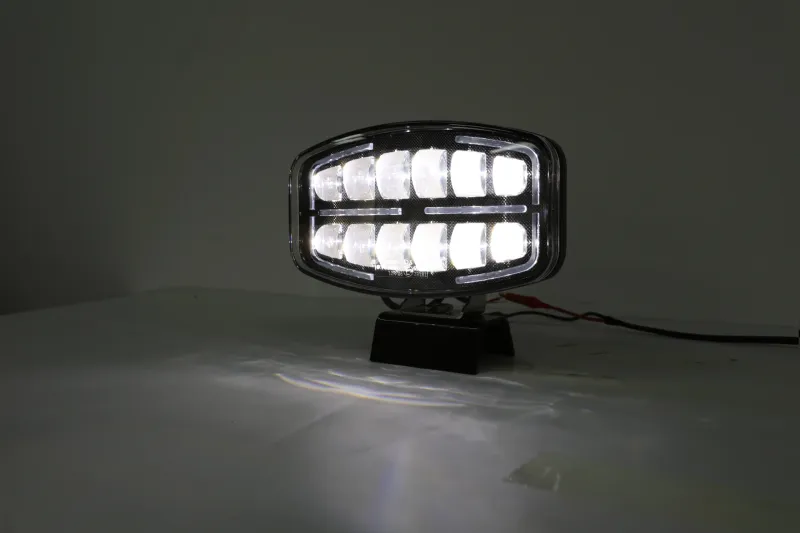 LED Халоген Фар DRL бяла/жълта светлина - 12-24V за джип, камион, агротехника и др. - 13
