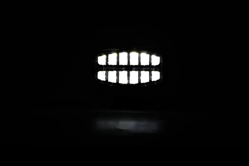 LED Халоген Фар DRL бяла/жълта светлина - 12-24V за джип, камион, агротехника и др. - 9