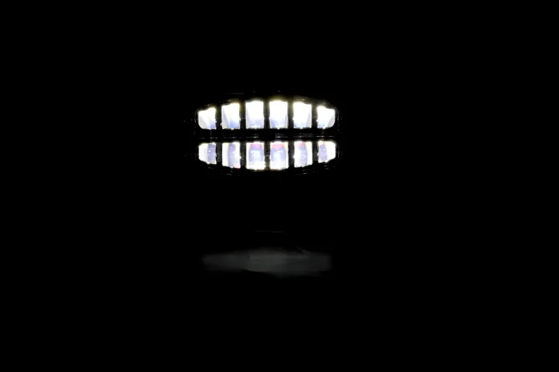 LED Халоген Фар DRL бяла/жълта светлина - 12-24V за джип, камион, агротехника и др. - 10