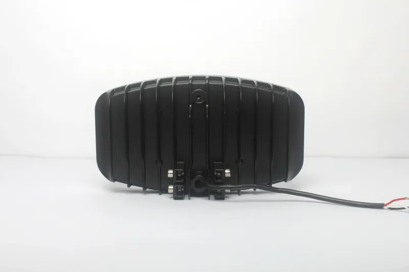 80W LED Лед Фар Халоген, Три Функции, Неон ефект, Neon 24,5см x 13,9см, 4100lm, 12V - 24V, E-Mark Подходящ За DAF MAN Scania Volvo и др. - 1