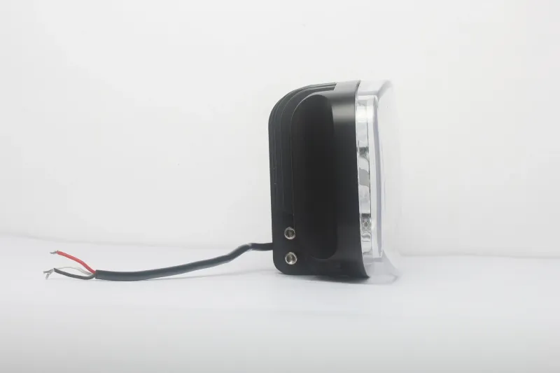 80W LED Лед Фар Халоген С Три Функции Неон ефект Бяло-Жълто/Оранжево Neon 24,5см x 13,9см 4100lm 12V - 24V E-Mark Подходящ За DAF MAN Scania Volvo Iveco и др. - 3
