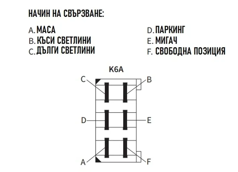Халоген, Фар с Мигач, Ляв, 4 Функции , Къси и Дълги Светлини, 12-24V - 3