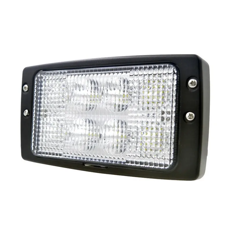 ЛЕД Диоден Халоген LED Фар -3200lm 18x10cm 40W PRO Koмбайн Трактор - 1
