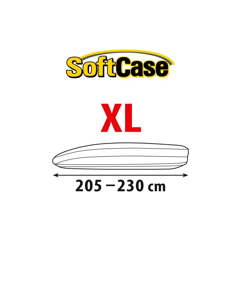 Покривало за автобокс Kegel серия Soft Case размер XL черно 205-230сm - 5