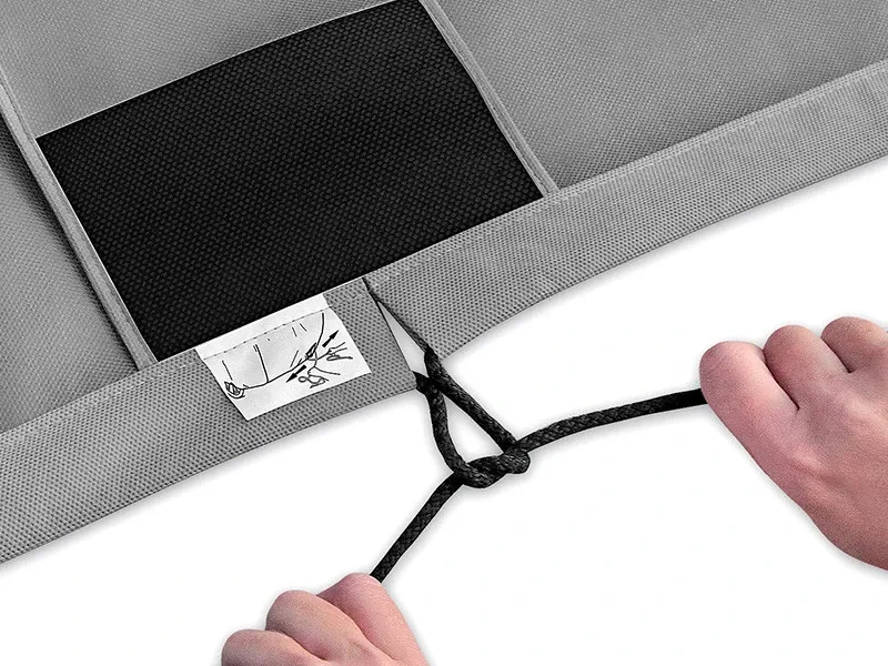 Висококачествено Покривало Kegel серия Mobile Garage размер S2 за хечбек 320-332см x 125-135см, сиво - 9