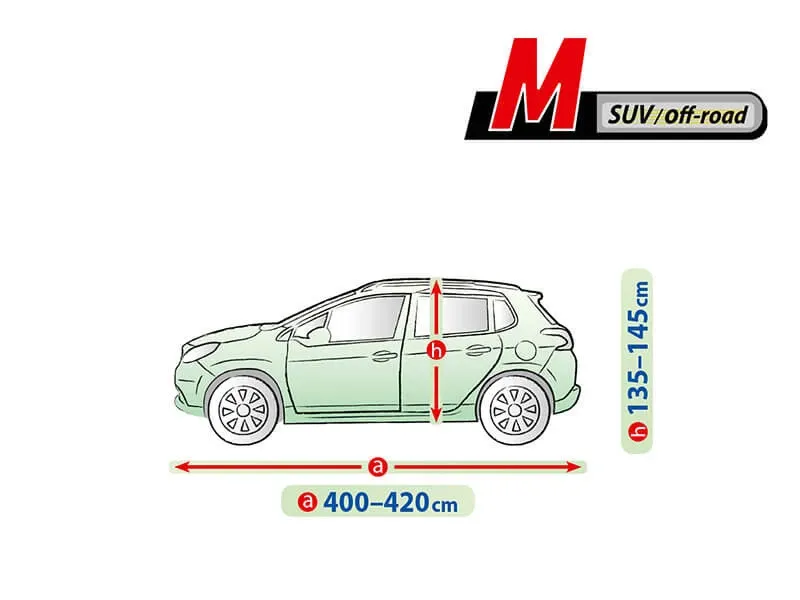 Висококачествено Покривало Kegel за Джип SUV OFF-ROAD Серия Mobile Garage размер M 400 - 420см х 135 - 145см - 5
