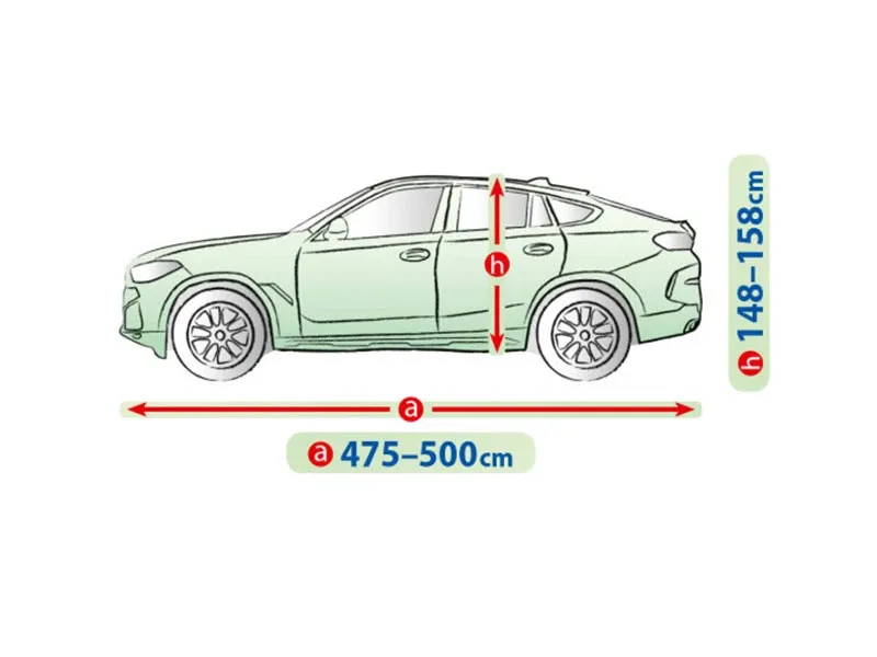 Висококачествено Покривало Kegel за Джип SUV Серия Mobile Garage размер XL 475 - 500см х 148 - 158см - 3