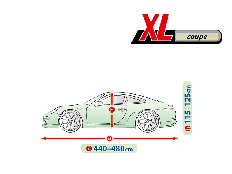 Висококачествено Покривало Kegel за купе автомобил Серия Mobile Garage размер XL 440 - 480см х 115 - 125см - 2