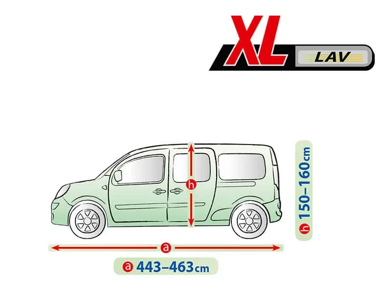 Висококачествено Покривало Kegel за VAN ХL 463x160cm - 2