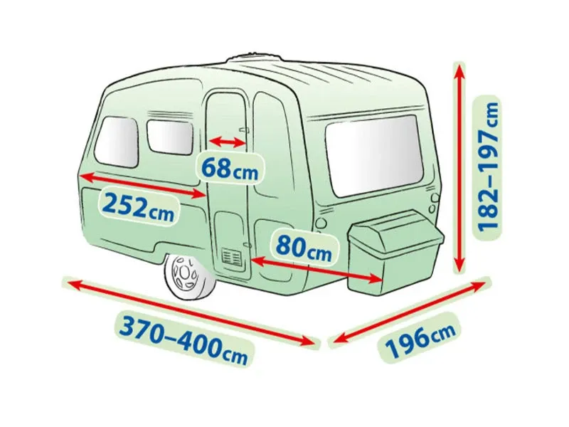 Висококачествено Покривало Kegel за каравана син цвят Серия Mobile Garage N132 - 2