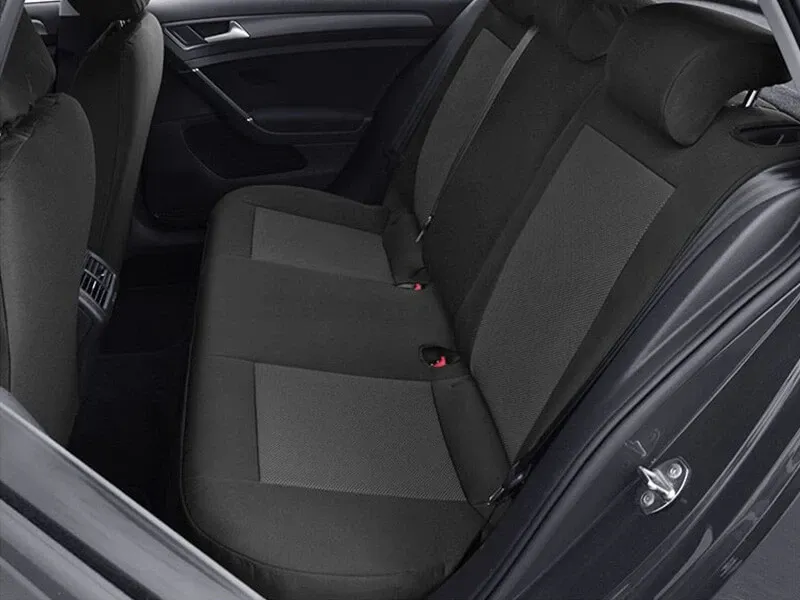 Пълен Комплект Тапицерия Kegel за предни+задни седалки на Volkswagen Golf 7 VII 2012-2019 Черна Текстил - 2