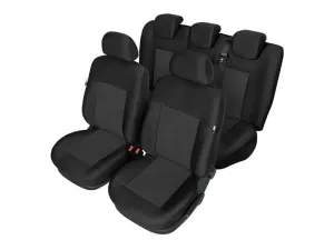 Пълен Комплект Тапицерия Kegel за предни+задни седалки на Toyota Yaris Mk3 2011-2019 Черна Текстил