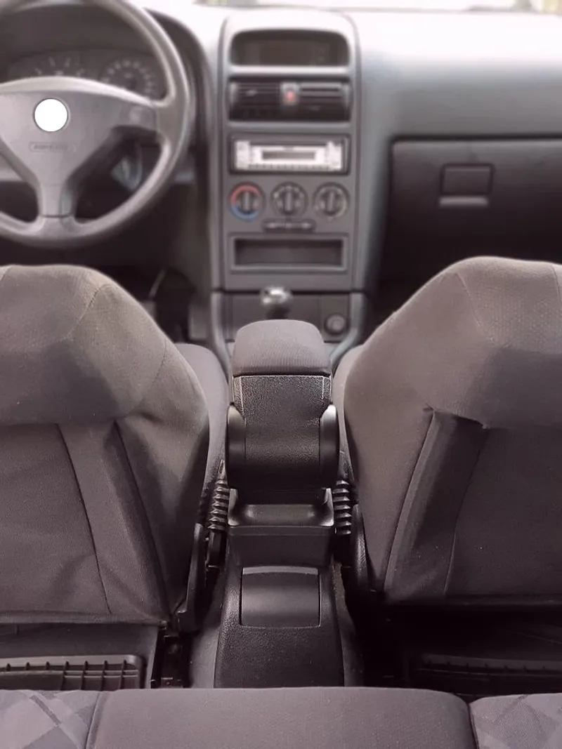Нов Подлакътник, Барче за автомобил за Opel Опел Astra G Астра Г 1998 - 2004 с черно текстилно покритие - 2