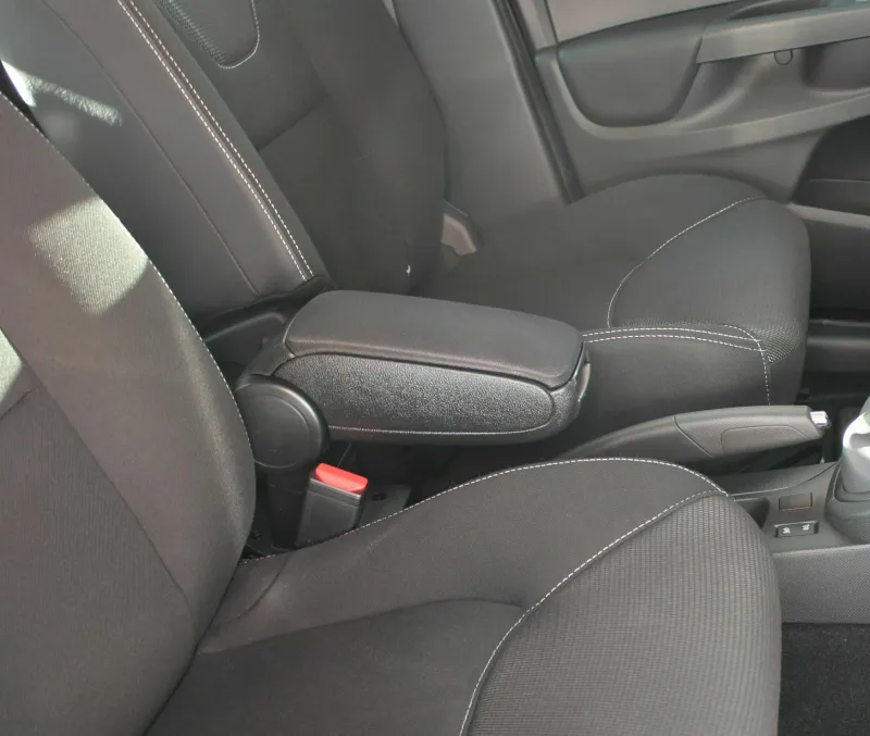 Нов Подлакътник, Барче за автомобил за Рено Клио Renault Clio 4 2012+ Текстил с черно текстилно покритие - 4