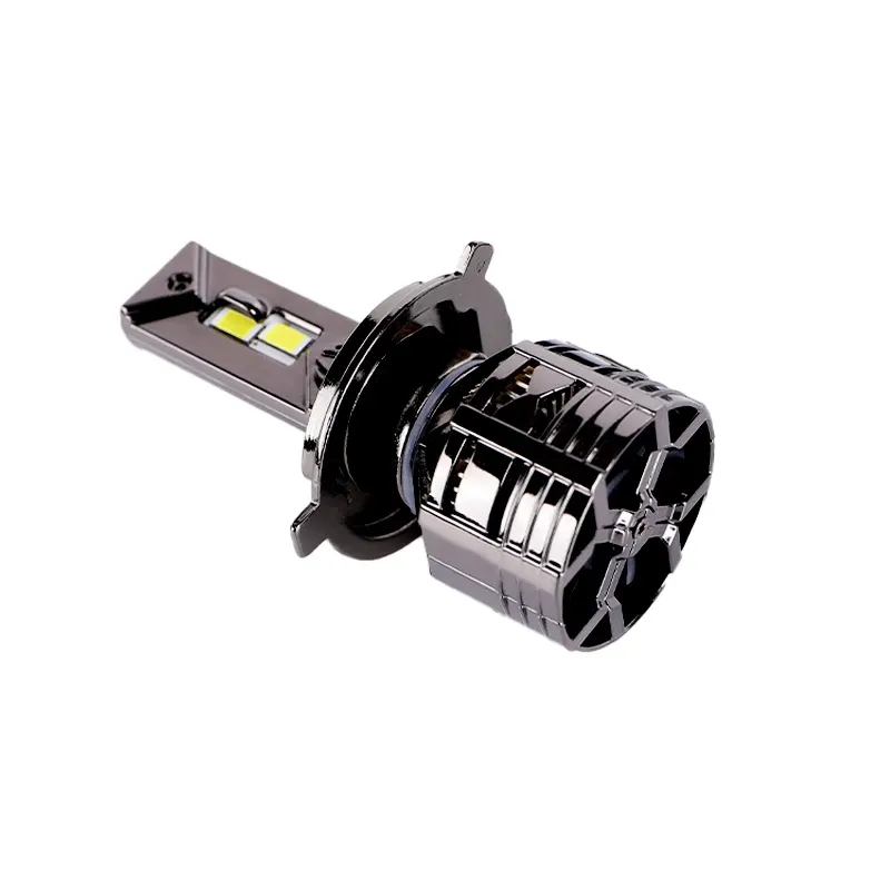 Комплект от 2 броя LED ЛЕД диодни крушки H4 Х4 12V 150W 15000lm за фарове Canbus без грешки 6000К къси/дълги - 6