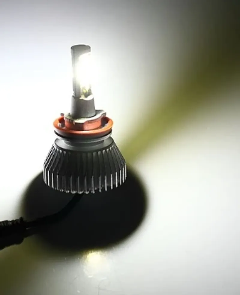 2бр. Комплект ЛЕД LED 24W 3000lm диодни Крушки H7 12V 24V - 1