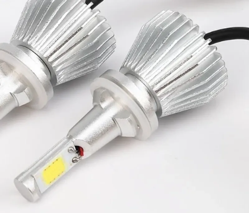 2бр. Комплект ЛЕД LED 24W 3000lm диодни Крушки H7 12V 24V - 2
