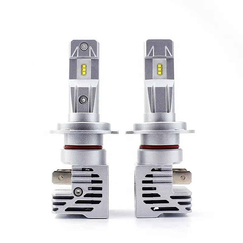 Комплект Умалени Мини Лед Led Диодни Крушки M3 H1 Х1 12V 24V 50W 5000lm за Трактори Мотоциклети Мотори Автомобили - 1