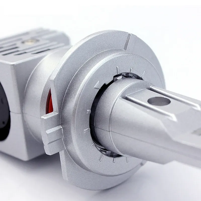 Комплект Умалени Мини Лед Led Диодни Крушки M3 H1 Х1 12V 24V 50W 5000lm за Трактори Мотоциклети Мотори Автомобили - 5