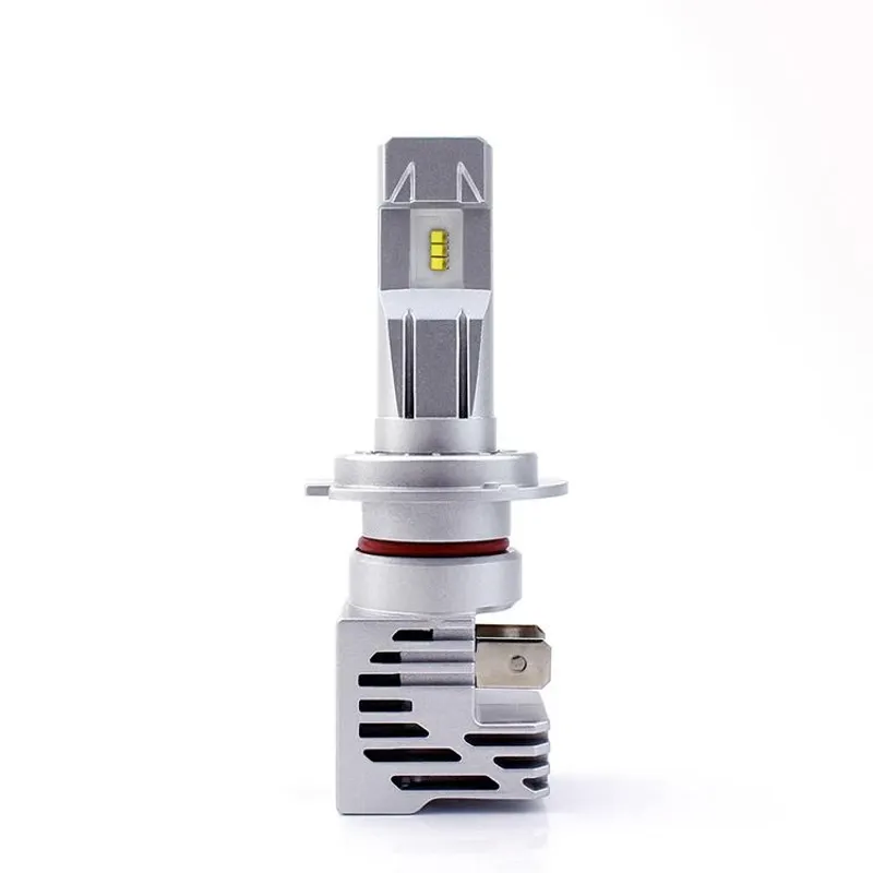 Комплект Умалени Мини Лед Led Диодни Крушки М3 H7 Х7 12V 24V 50W 5000lm за Трактори Мотоциклети Мотори Автомобили - 2