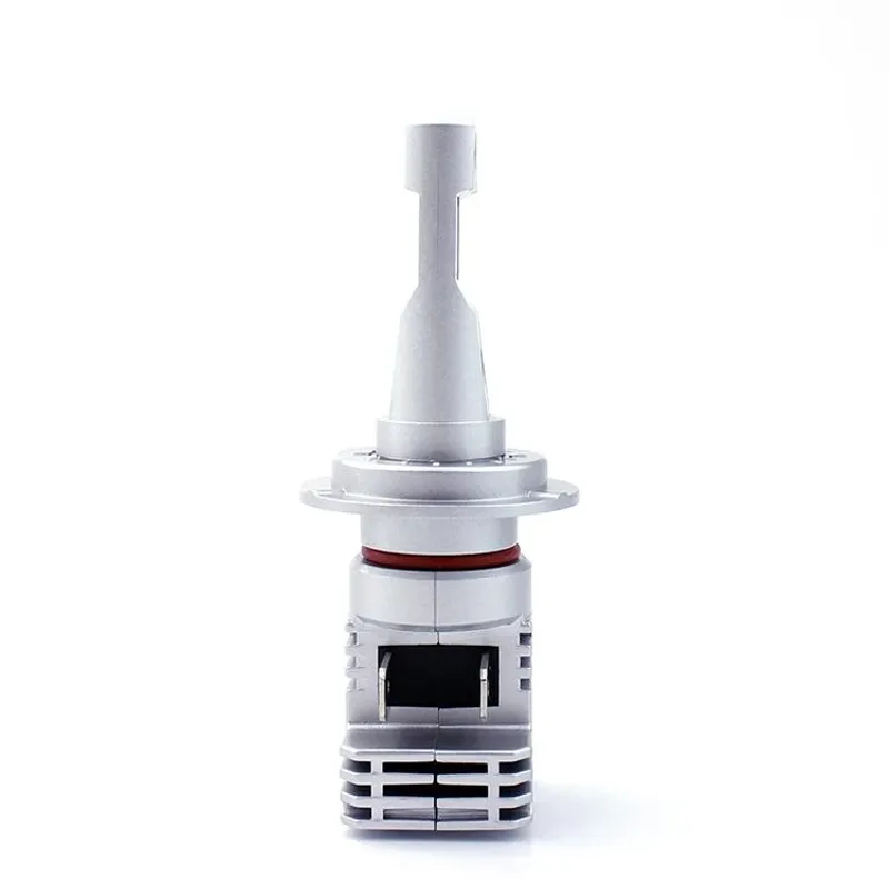 Комплект Умалени Мини Лед Led Диодни Крушки М3 H7 Х7 12V 24V 50W 5000lm за Трактори Мотоциклети Мотори Автомобили - 5
