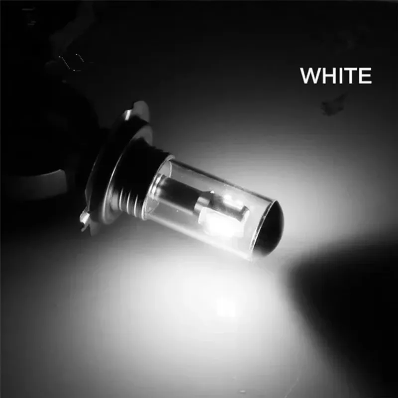 Комплект от 2 броя ЛЕД LED крушки за фарове H7 Х7 12V-24V Бели 6000k - 2