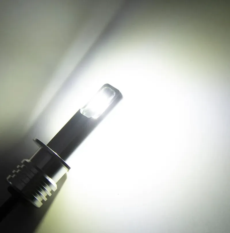 Комплект от 2 броя ЛЕД LED крушки за фарове H1 Х1 12V-24V Бели 6000k - 4