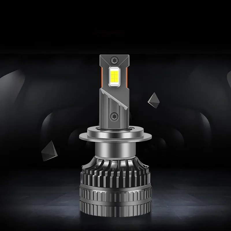Комплект от 2 броя LED ЛЕД диодни крушки H7 Х7 12V 120W 13000lm за фарове Canbus без грешки 6000К - 9