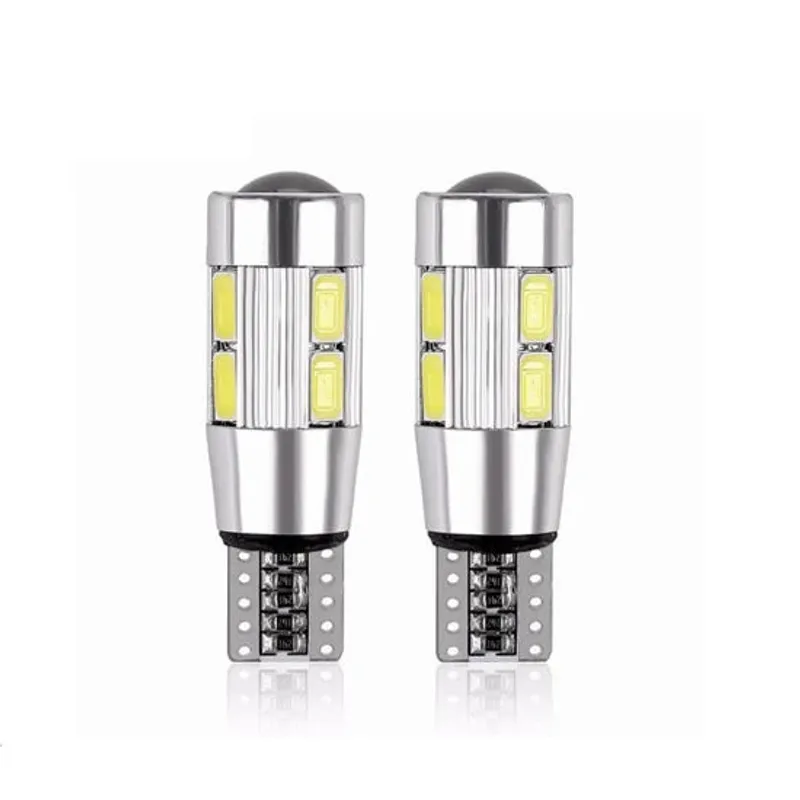 Лед LED Крушка За Габарит, Т10 W5W LED 10 SMD, Canbus, 12V, Бяла Светлина - 3