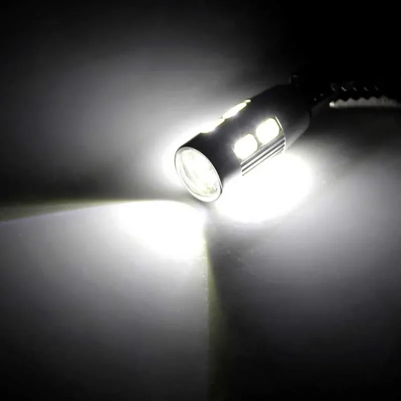 Лед LED Крушка За Габарит, Т10 W5W LED 10 SMD, Canbus, 12V, Бяла Светлина - 4