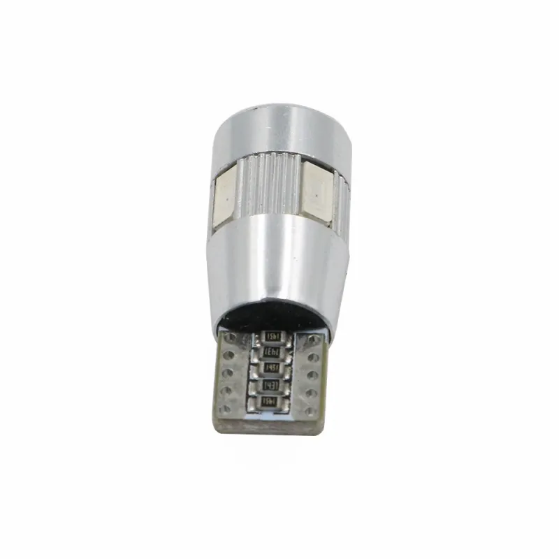 Лед Крушки За Габарит, Т10 W5W LED 6 SMD, Canbus, 12V, Синя Светлина - 3